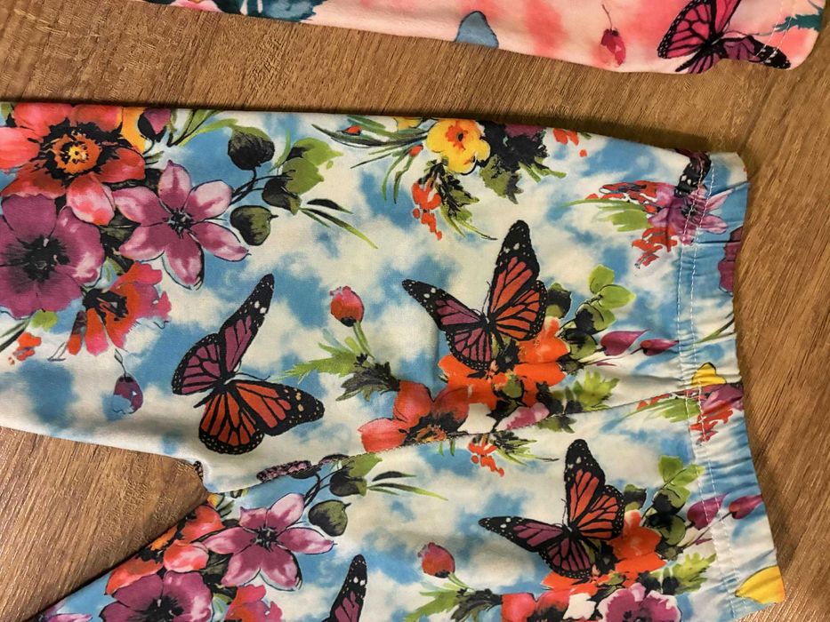 2 szt. leginsów dla dziewczynki