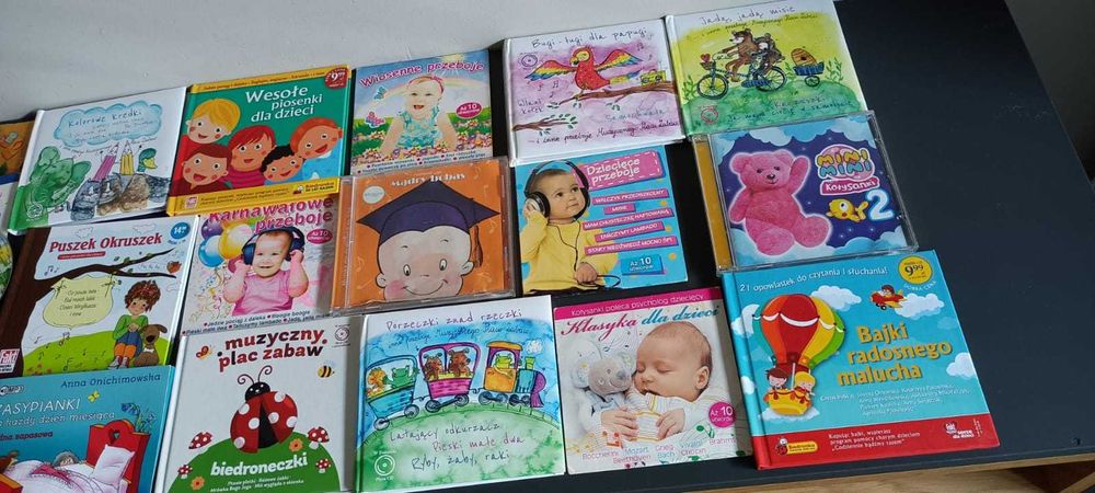 Plyty CD z muzyka dla dzieci 20 sztuk