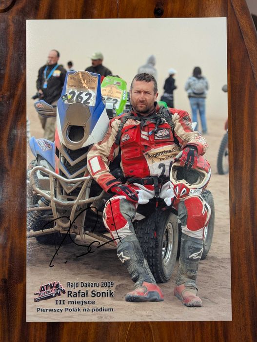 Zestaw plakatów Rafał Sonik oryginalne autografy