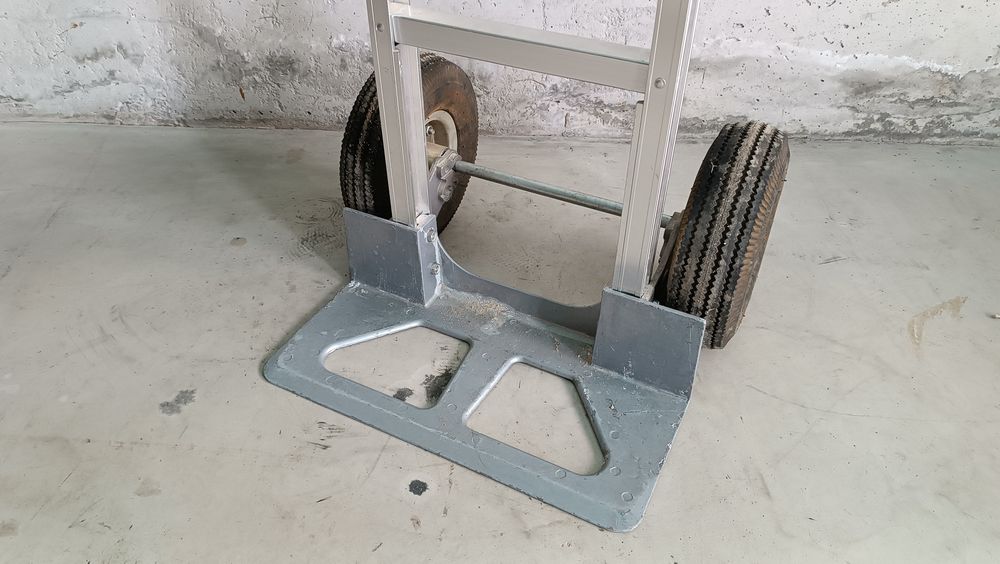 Carrinho de transporte em alumínio