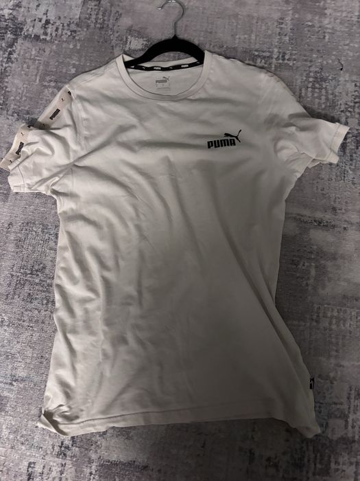 Белая футболка puma s