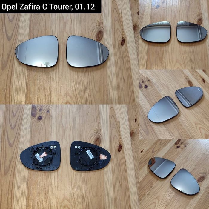 Вкладиш Дзеркальний Елемент Opel ZafiraB,ZafiraA,AstraH,VectraC,Insignia Zafira C Astra J Astra G Дзеркало  Vivaro Renault Trafic Scenic Megane Zoe