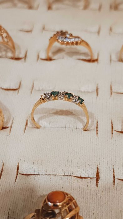 Złoty pierścionek 585