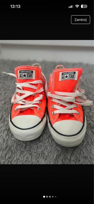 Converse neon pomaranczowy r.39