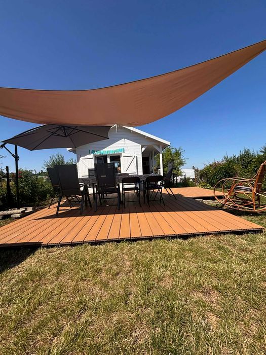 ROD „Urodzaj” | 409 m² | domek 2021 + duży taras + pełne wyposażenie