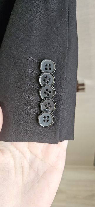 Garnitur męski czarny