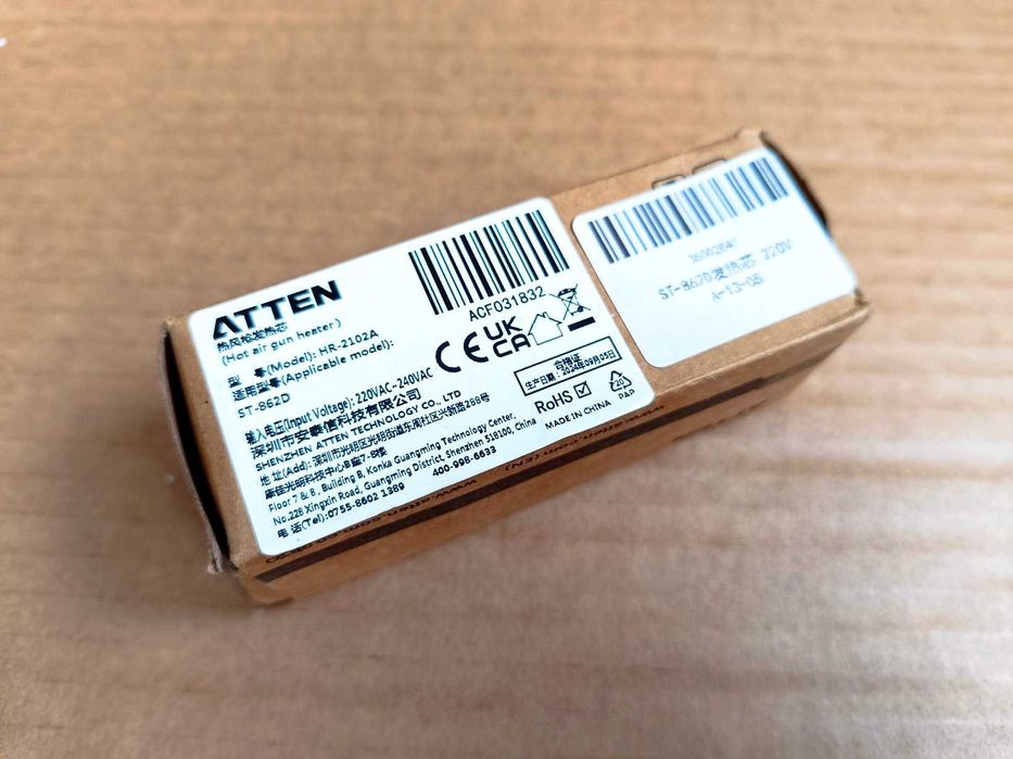 Оригинальный нагревательный элемент Atten HR-2102A для станции ST-862D