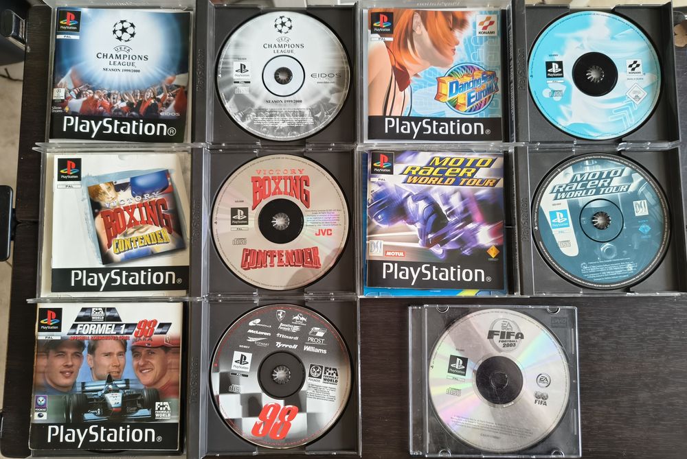 Оригинальные диски Sony PlayStation 1 PSX