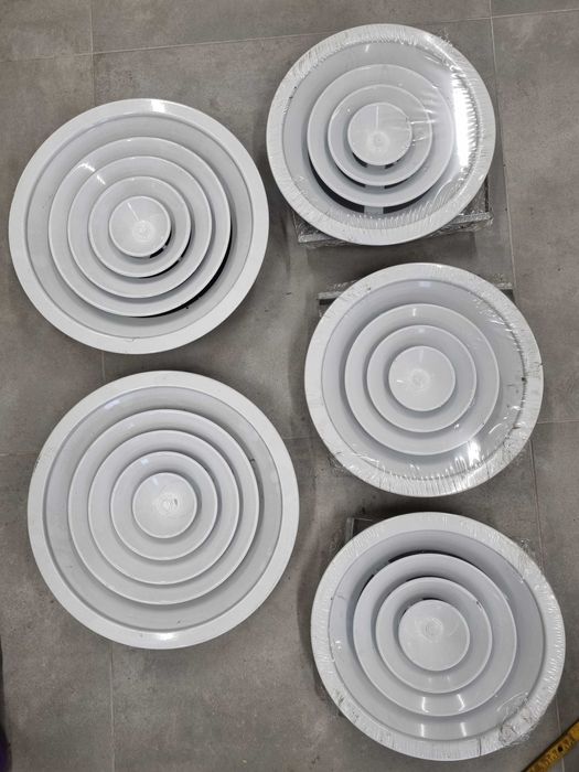 Anemostat nawiewny aluminiowy okrągły 31 i 36 cm