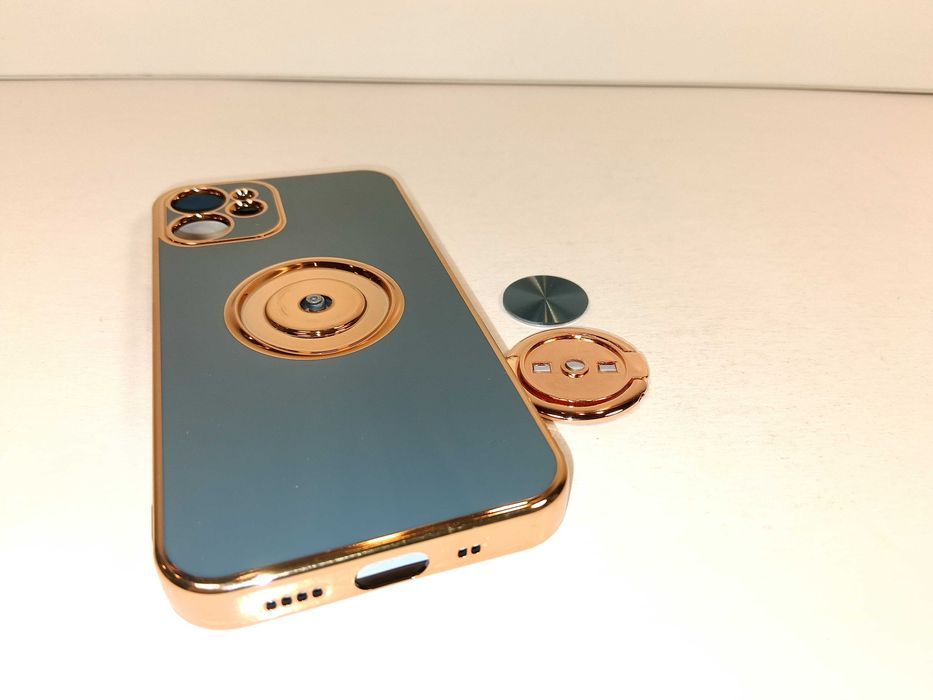Z245 Etui Bakicey iPhone 12 Mini Ring Stand Magnes TPU Ochronne