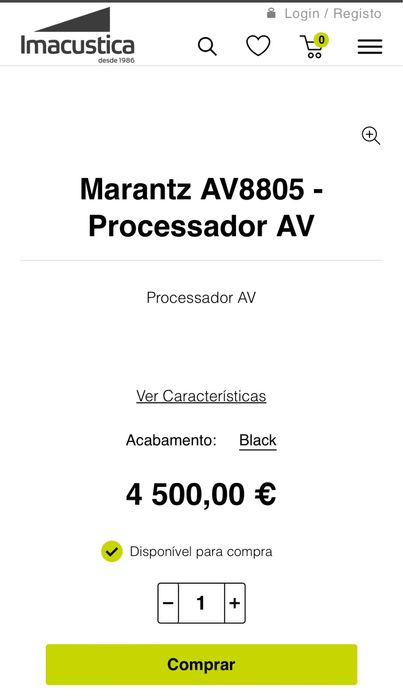 Processado de cinema Marantz AV 8802A