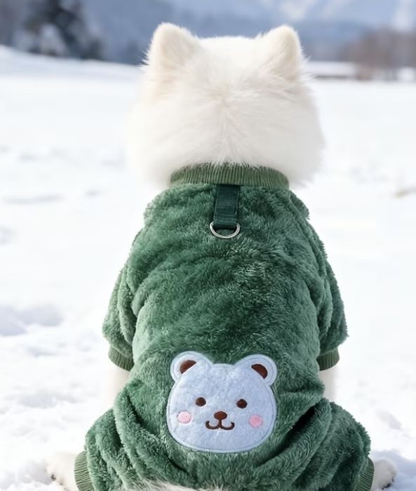 Комбінезон для собак зелений