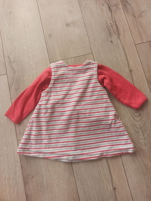 Sukienka w paski z bluzką 74 produkt polski