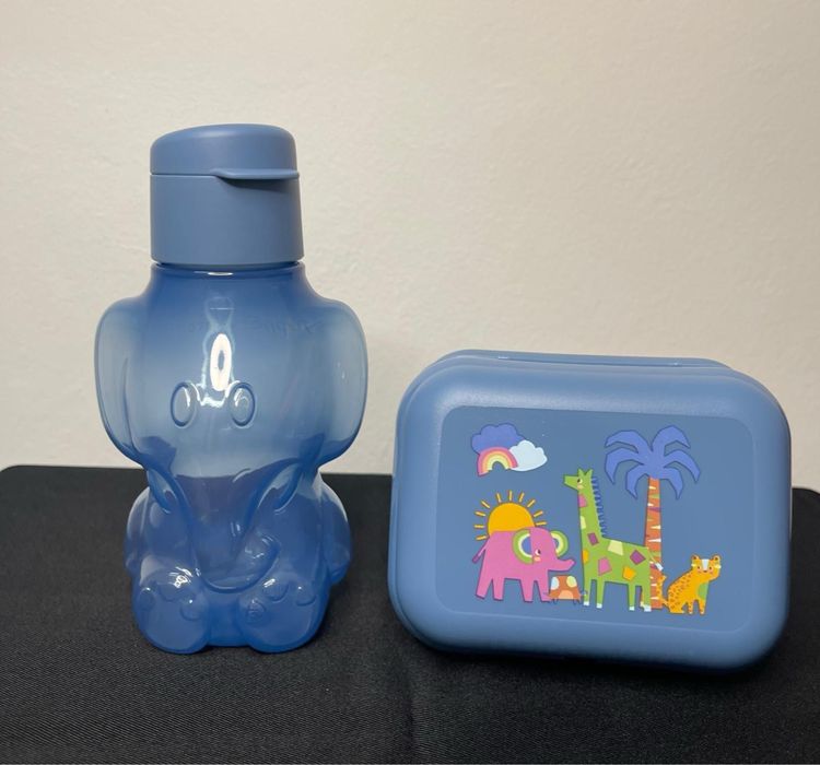 Ecogarrafas crianças tupperware