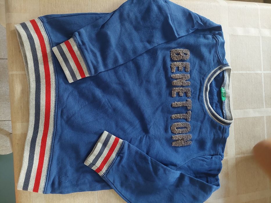 Benetton Boys' Sweatshirt Size S (6-7)