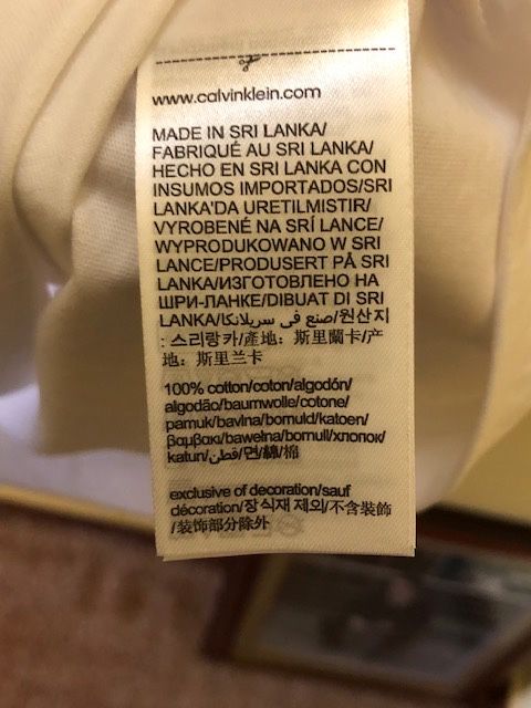 T-Shirt Calvin Klein nova , M