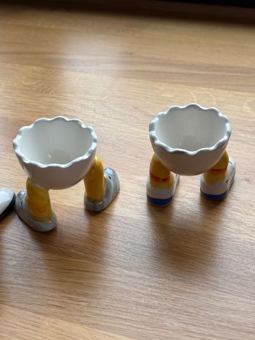 Podstawki ceramiczne do jajek Casablanca