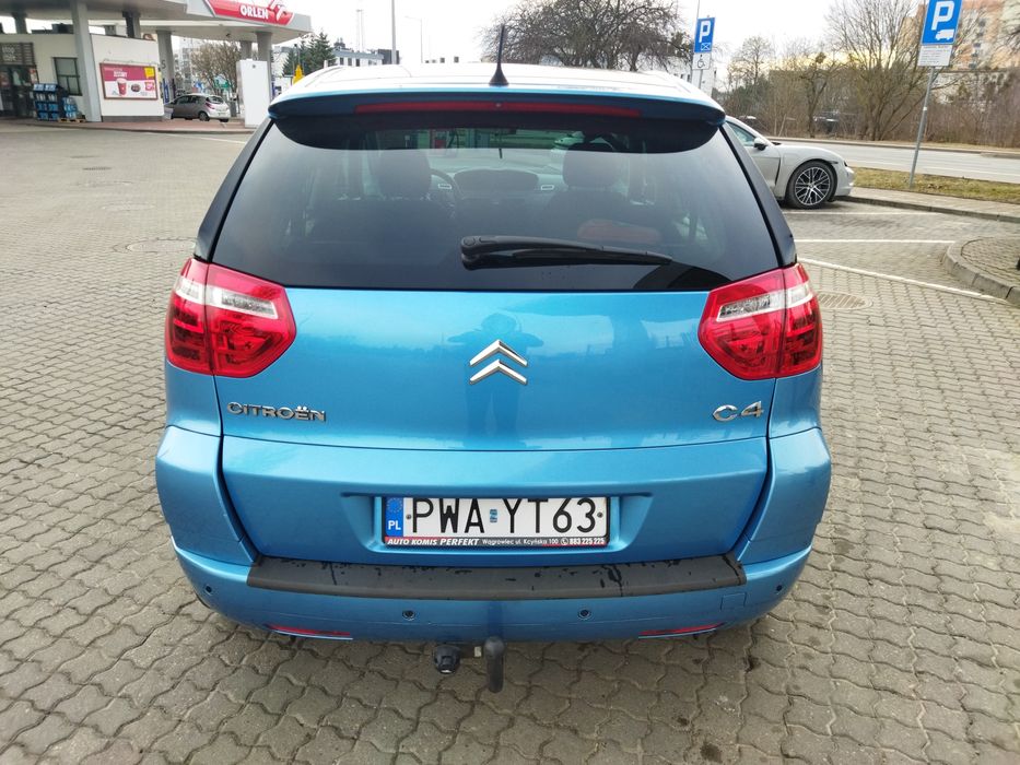 Citroen C4 Picasso 1.6 z gazem rok 2009 hak holowniczy panorama