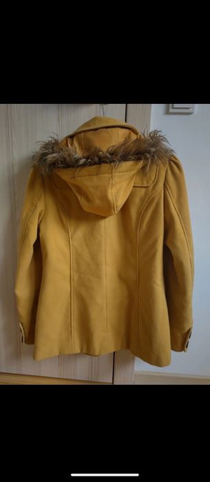 Orsay musztardowa kurtka budrysówka/ płaszcz damski rozmiar M