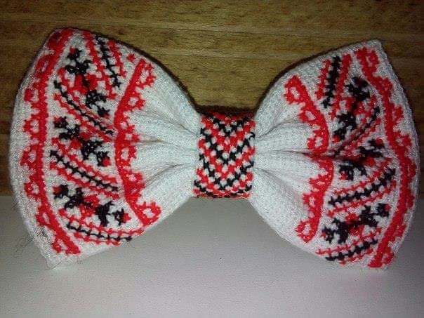 Метелик краватка бабочка, галстук крестиком, хрестиком ручної роботи