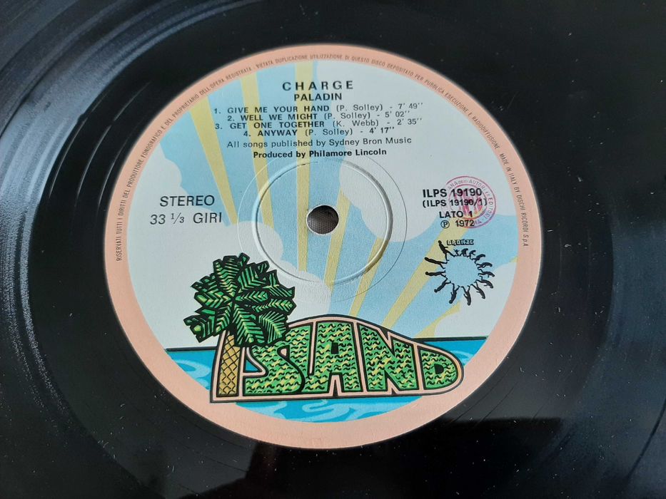 Paladin - Charge! - Itália - Vinil LP