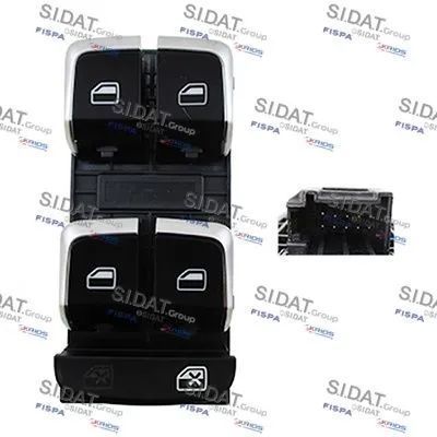 Botões de comando dos vidros Audi A1 8X Q3 8U 8U0959851A