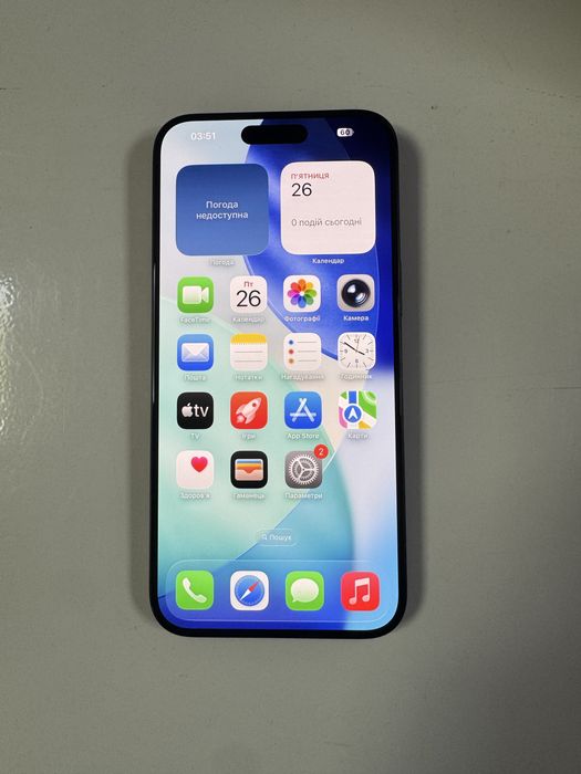 Iphone 15 pro max 256Gb Black titanium