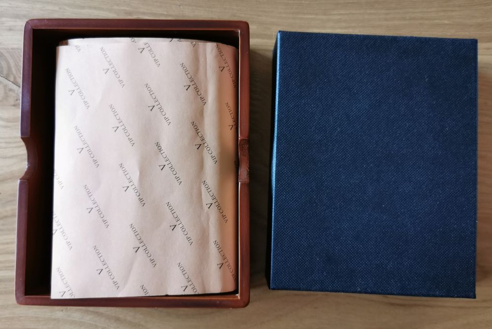 Vip Collection - portfel męski w oryginalnym pudełku prezentowym.