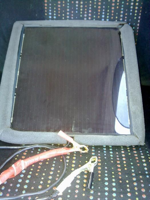 Painel Solar 5.1Watts com Cabos e Bateria Incluída ( Veja as Fotos )