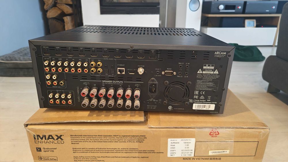Arcam AVR550 – Audiofilski Amplituner Kina Domowego Pełen Komplet Dirac Live