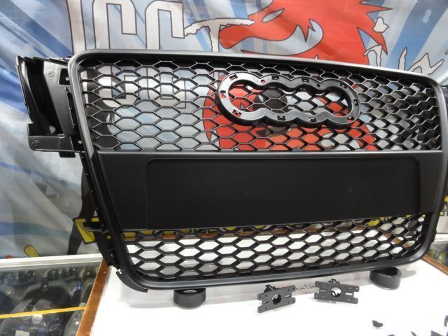 Grelha frontal AUDI A5/S5 07-11 LIFTBACK / COUPE / CABRIO RS5 look Preto mate