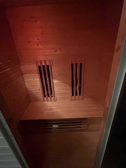 Sauna infrarot infrared na podczerwień biała 2-3 os drewniana MOCNA