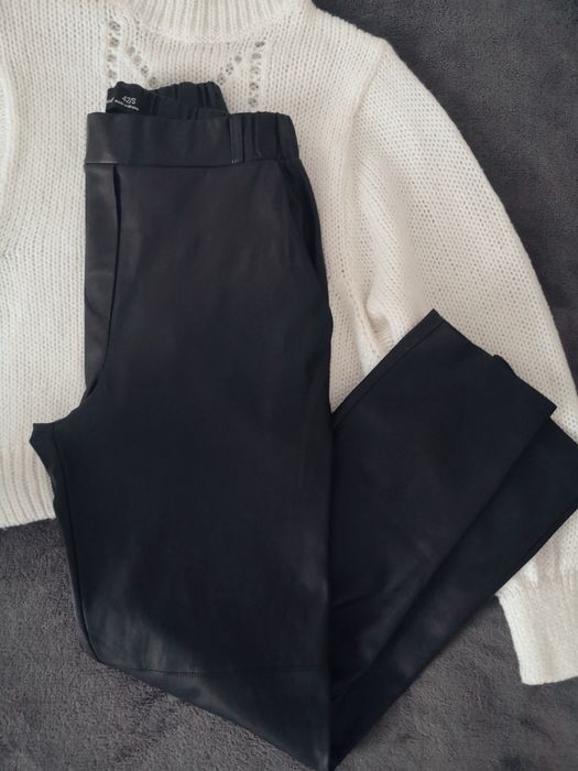 Штани з еко шкіри