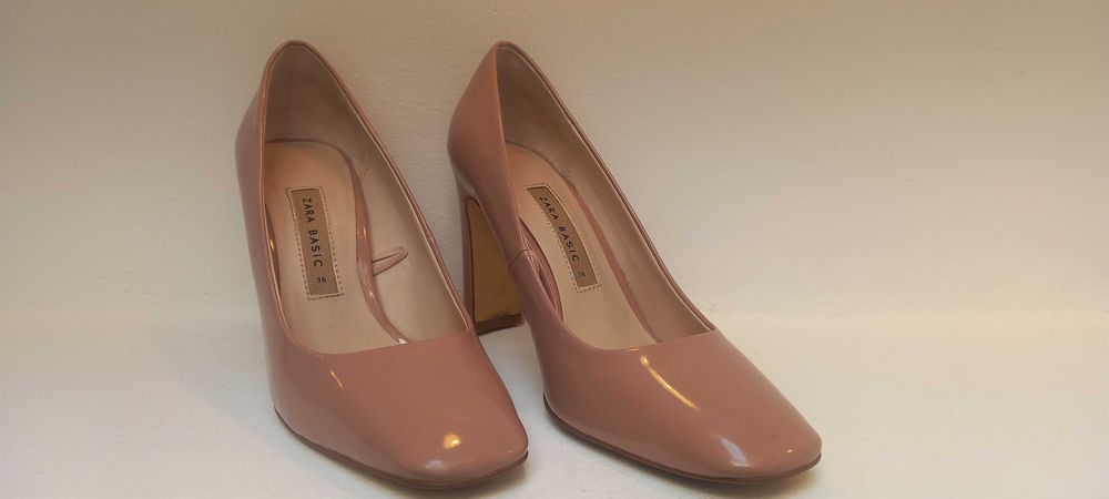 Sapatos Clássicos /Tom Salmão Envernizado - Sara Basic 36