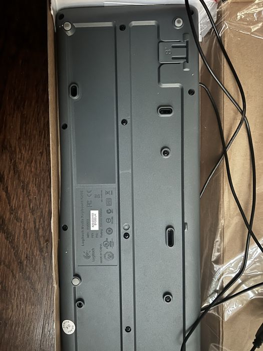 Клавиатура Logitech k200 media keyboard и мышка проводная