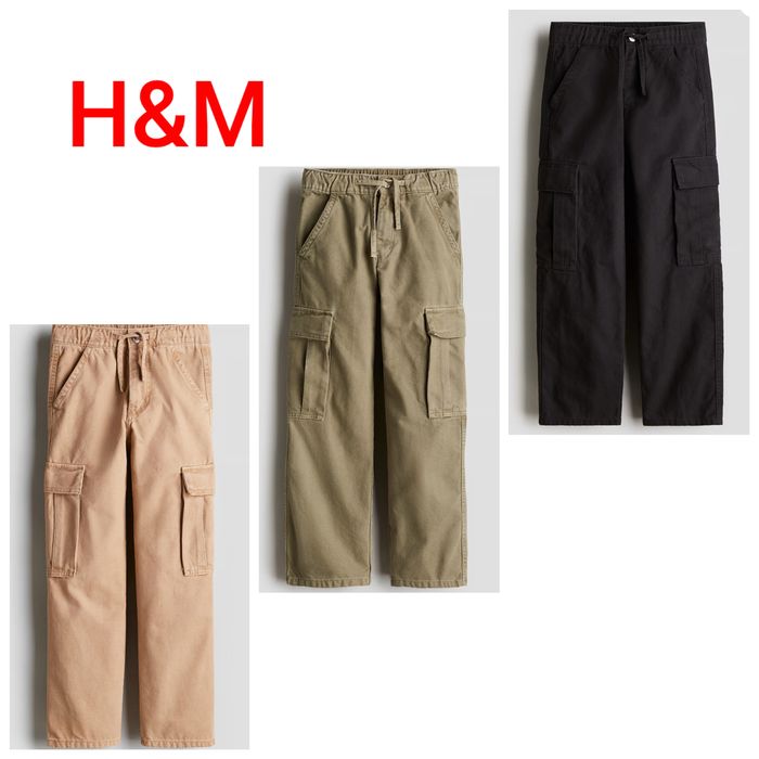 Нові джинси штани карго  доя хлопців H&M 146, 152, 158, 164, 170