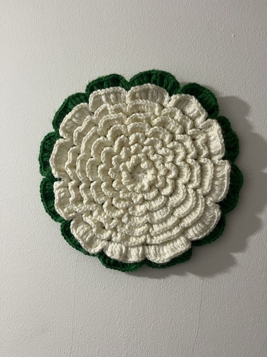 Decoracao de parede em crochet