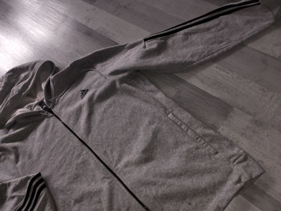Adidas bluza szara męska