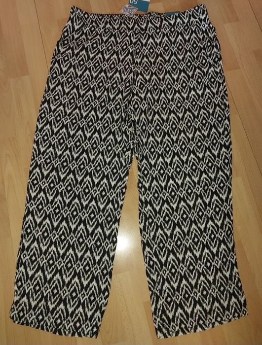 Nowe spodnie na lato lżejsze r 50 wiskoza plus size duże 5xl