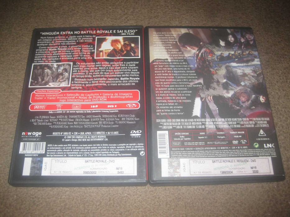 Colecção Completa em DVD "Battle Royale" de Kinji Fukasaku