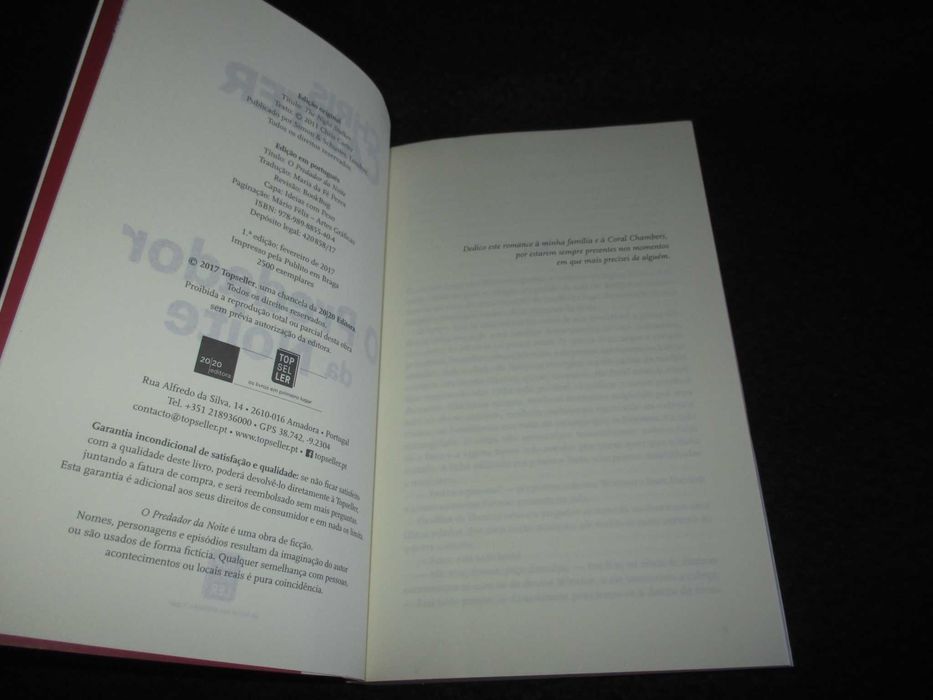 Livro O Predador da Noite Chris Carter