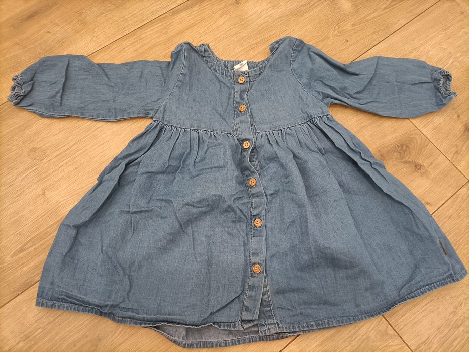 Sukienka jeansowa 80