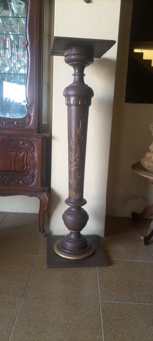 Objetos antigos em madeira coleção