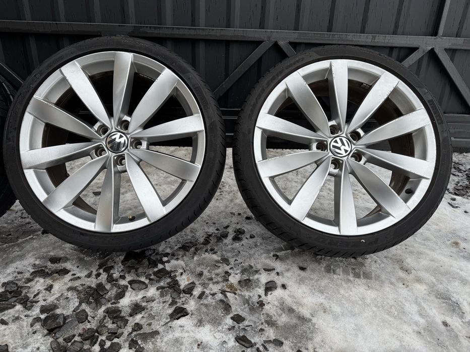 Колеса, диски 5 112 R19 Volkswagen. R line