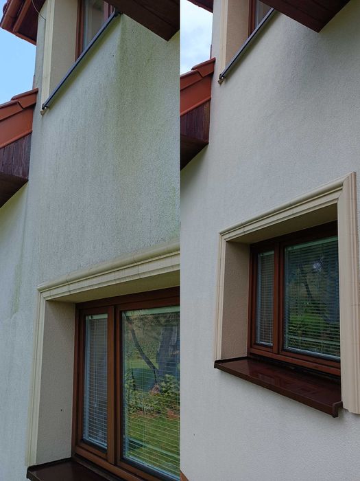 Mycie elewacji, kostki brukowej, dachów, tarasów, ogrodzeń,hal