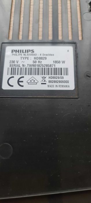 grzałka + zawór wody   expressu philips