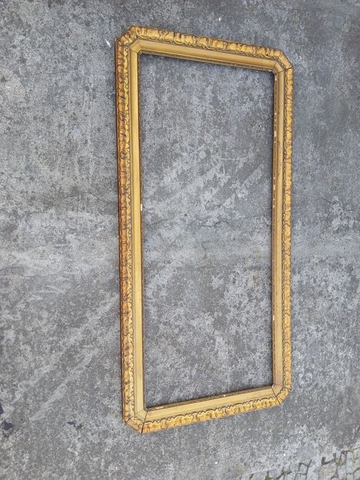 Stara złocona rama 134x66cm