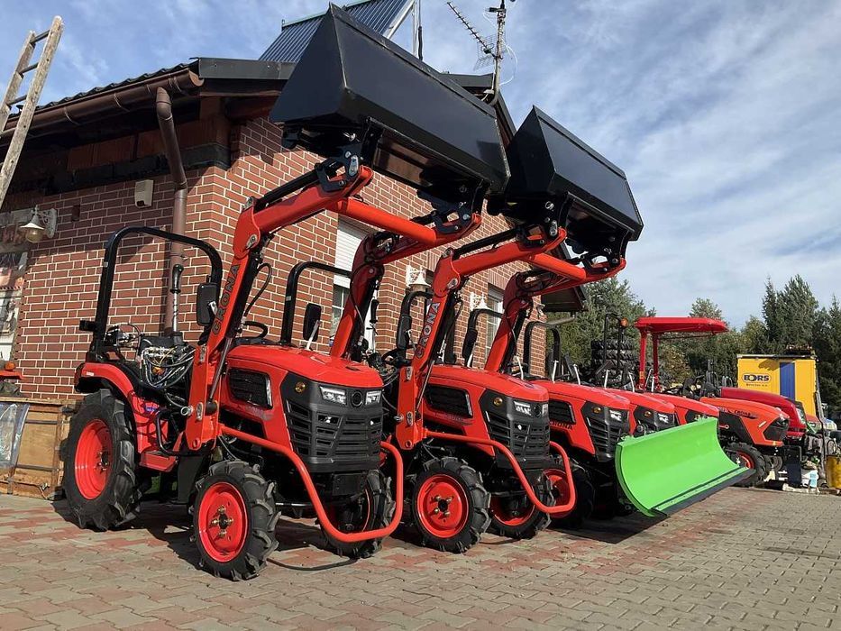Traktor ciągnik CRONA CR254 4x4 25KM Homologacja DIESEL + ŁADOWACZ TUR