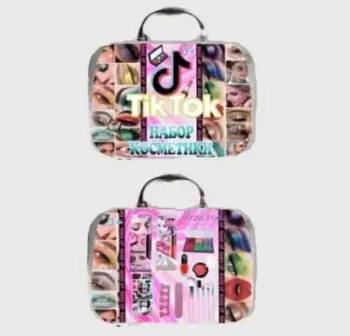 Детская косметика в чемодане "Тик-Ток"- два цвета.