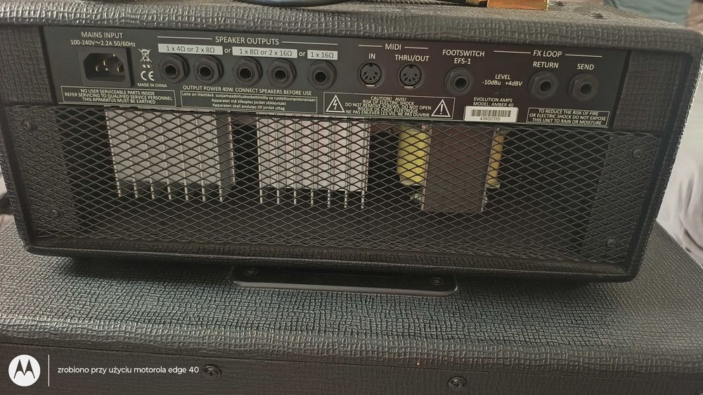 Wzmacniacz i kolumna gitarowa Evolution